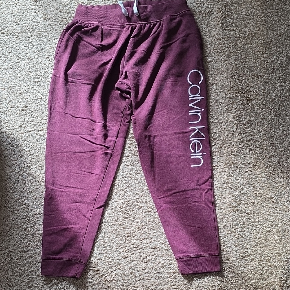 Calvin Klein' Maroon Joggers